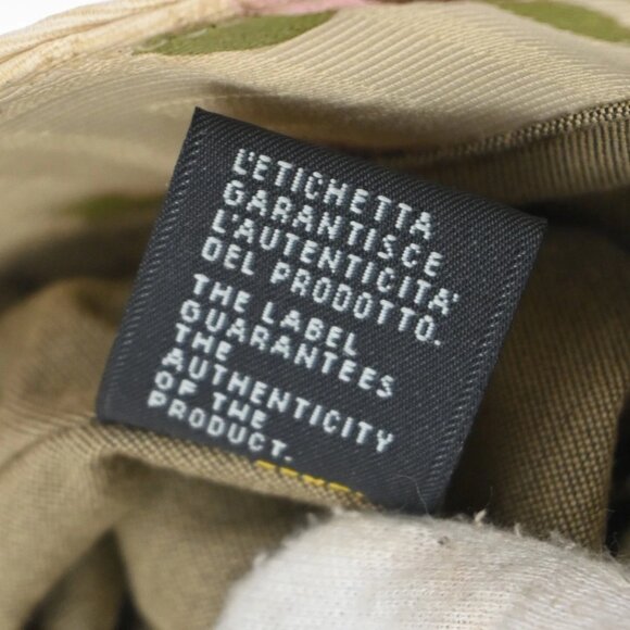 FENDI Logo Zucca Pattern Flower Hand Bag Canvas Leather Beige Pink Italy 88KB429 - Picture 13 of 15